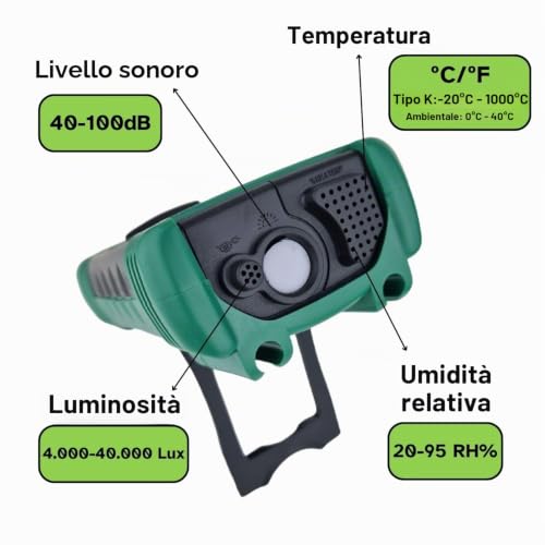 KPS MT490 Multimetro Digitale Ambientale CAT III 600V