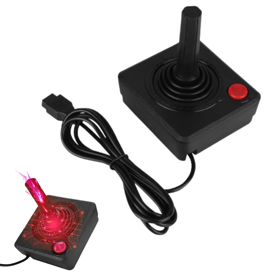 Ticfox joystick retro 3D controller 2600 7800 nero