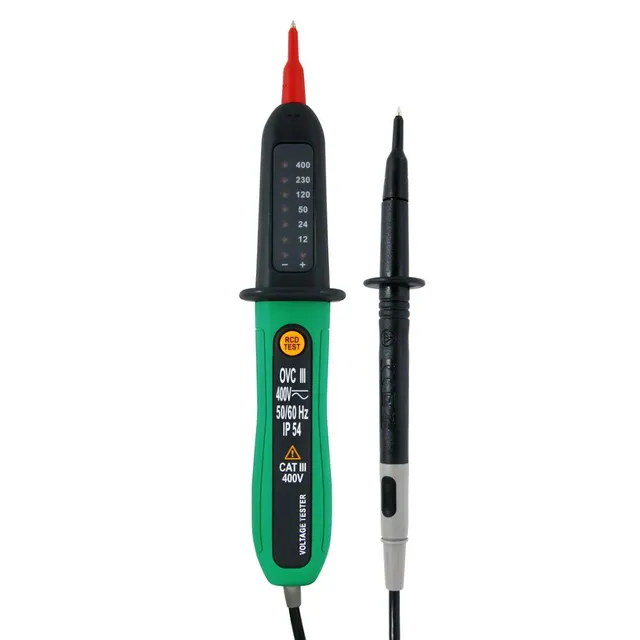 KPS DT220 Tester Tensione AC/DC 12-400V con Test RCD