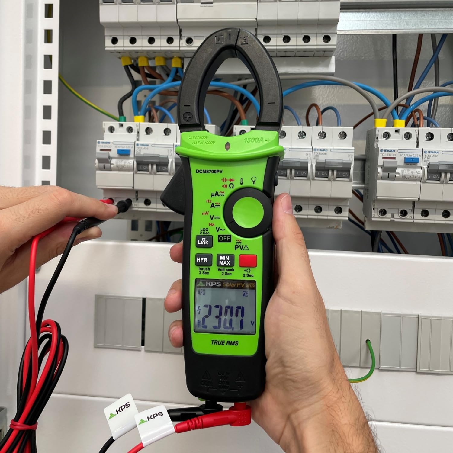 KPS DCM8700PV Pinza Amperometrica 2000V 1500A Bluetooth