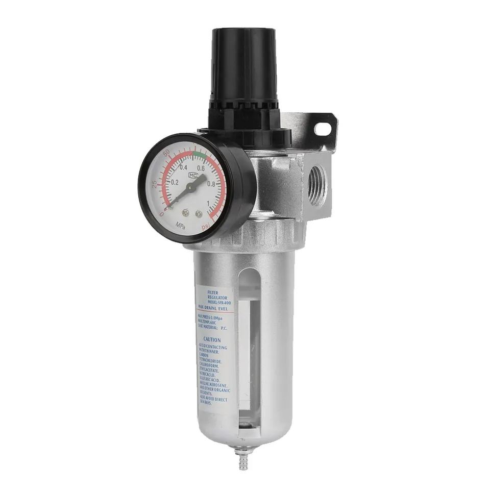 Ticfox Filtro Regolatore Aria Compressa BSP 1/2 pollice