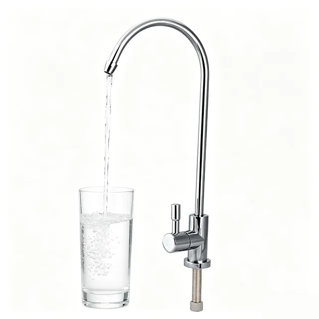 TICFOX rubinetto cucina acciaio inox 360° 1/4"