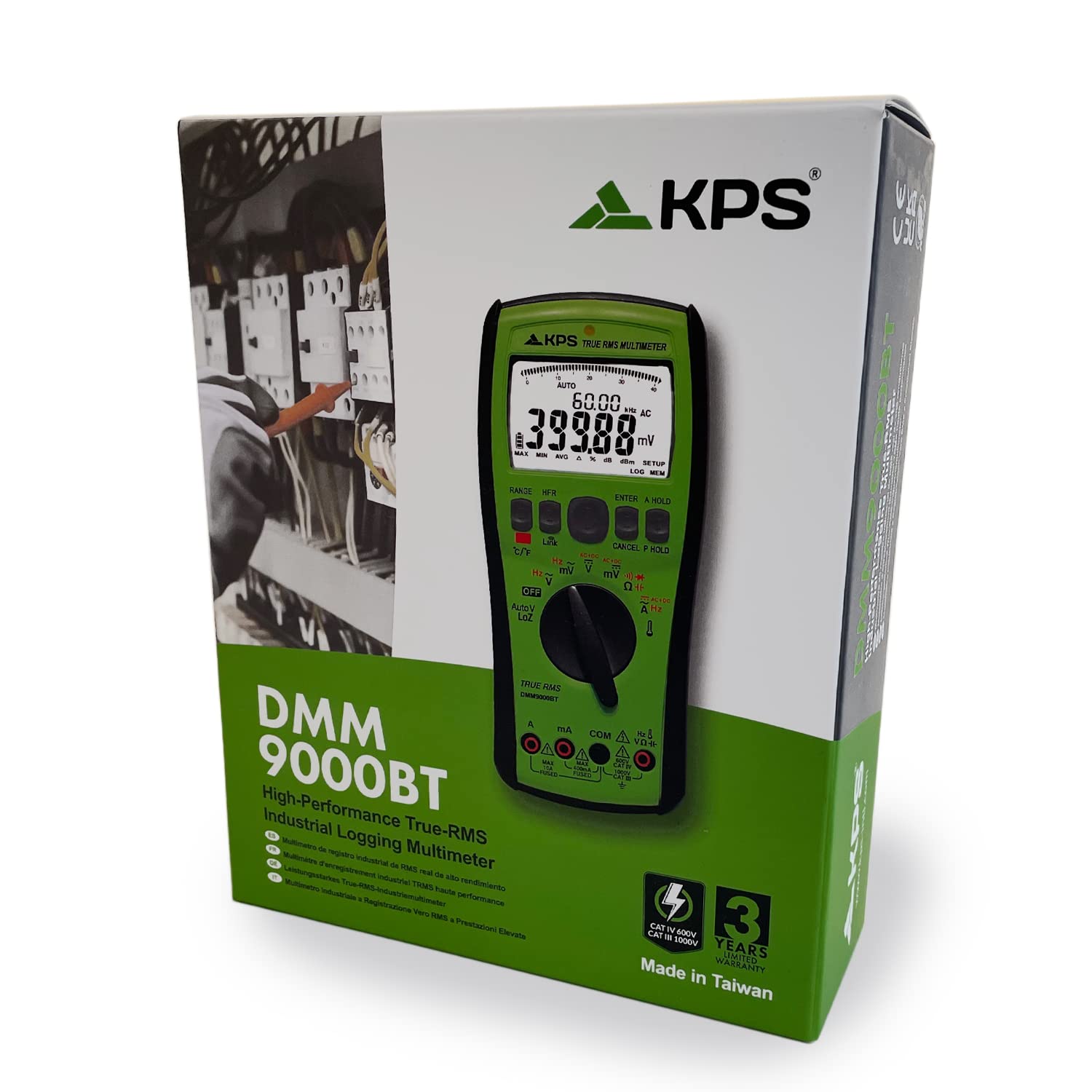KPS DMM9000BT multimetro TRMS Bluetooth 40000 punti CAT IV