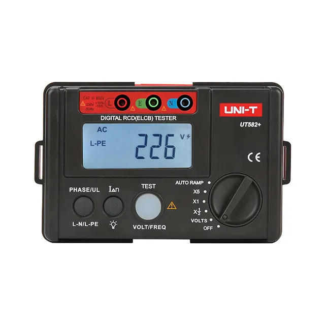 UNI-T UT582+ tester RCD salvavita monofase