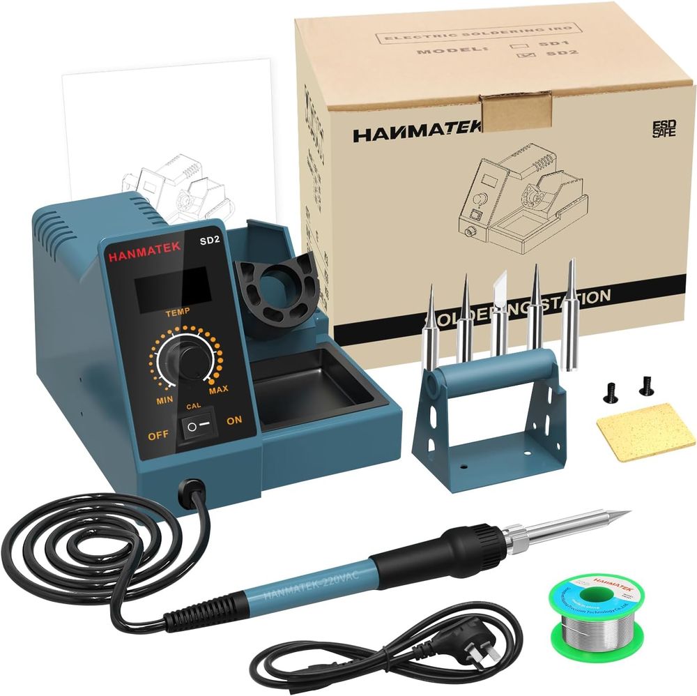 Hanmatek SD2 stazione saldante digitale temperatura regolabile