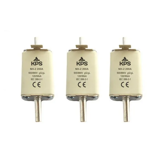 KPS NH2 200A Fusibile a Lama 3pz gG-gL