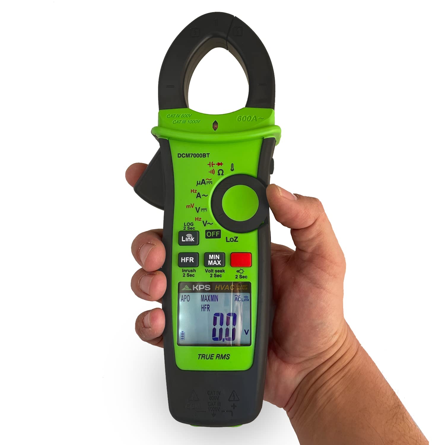 KPS DCM7000BT Pinza Amperometrica Bluetooth HVAC 600A