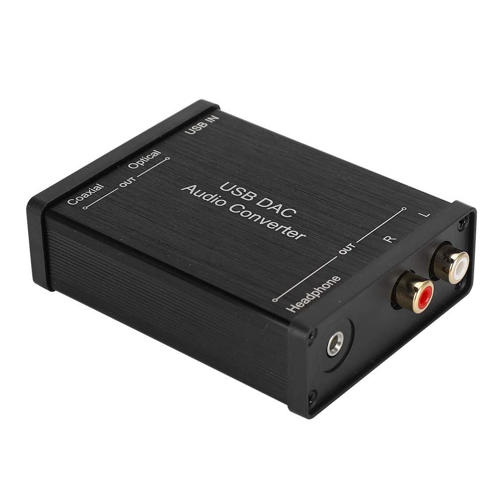 TICFOX GV-023 Convertitore Audio USB DAC Ottico Coassiale