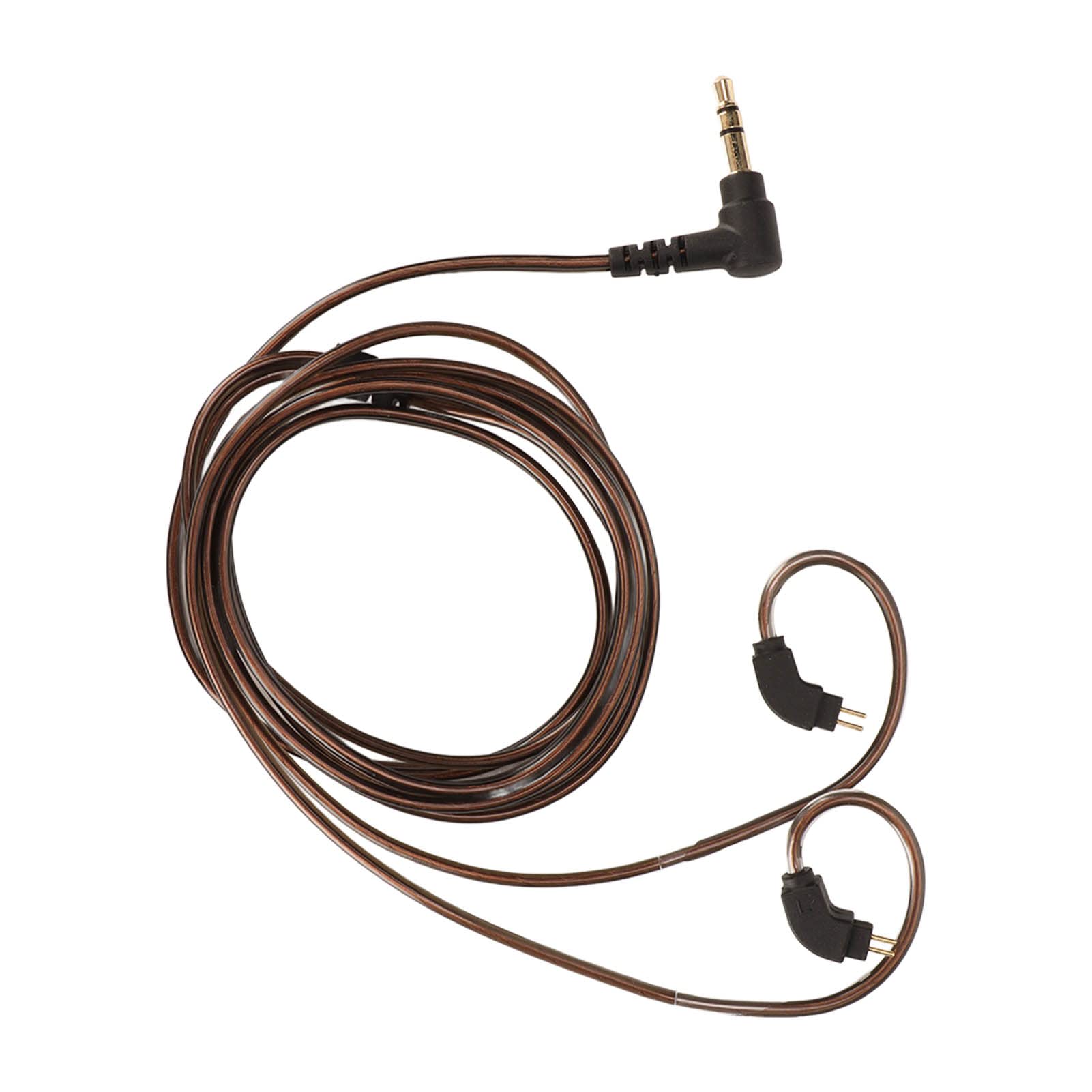 TICFOX Cavo Ricambio Auricolari OFC 2 Pin 0,78 mm Universale