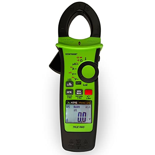 KPS DCM7000BT Pinza Amperometrica Bluetooth HVAC 600A