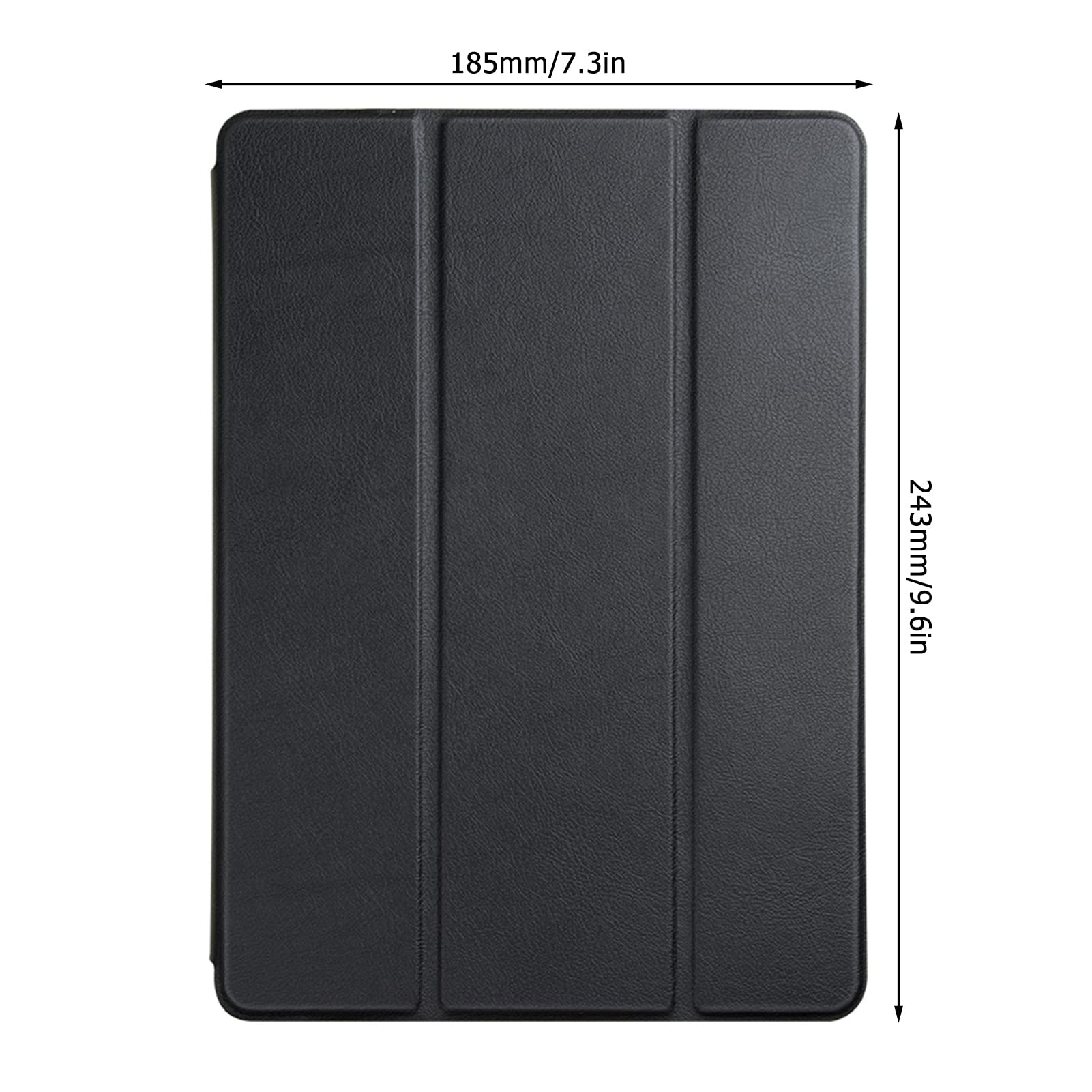 TICFOX Custodia Tablet Galaxy Tab S4 10,5 Nero Antiurto