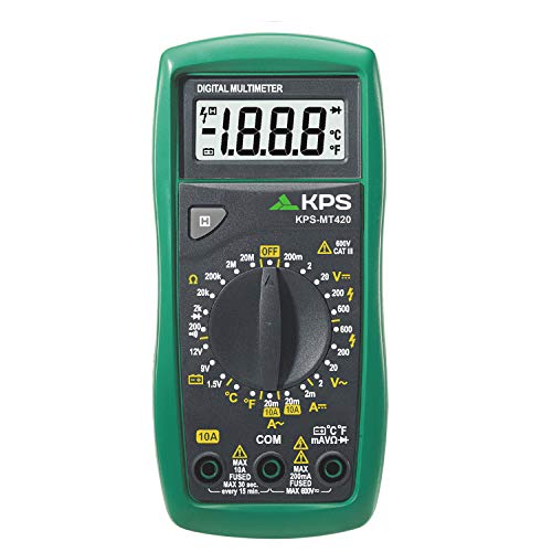 KPS MT420 Multimetro Digitale 600V 10A Temperatura
