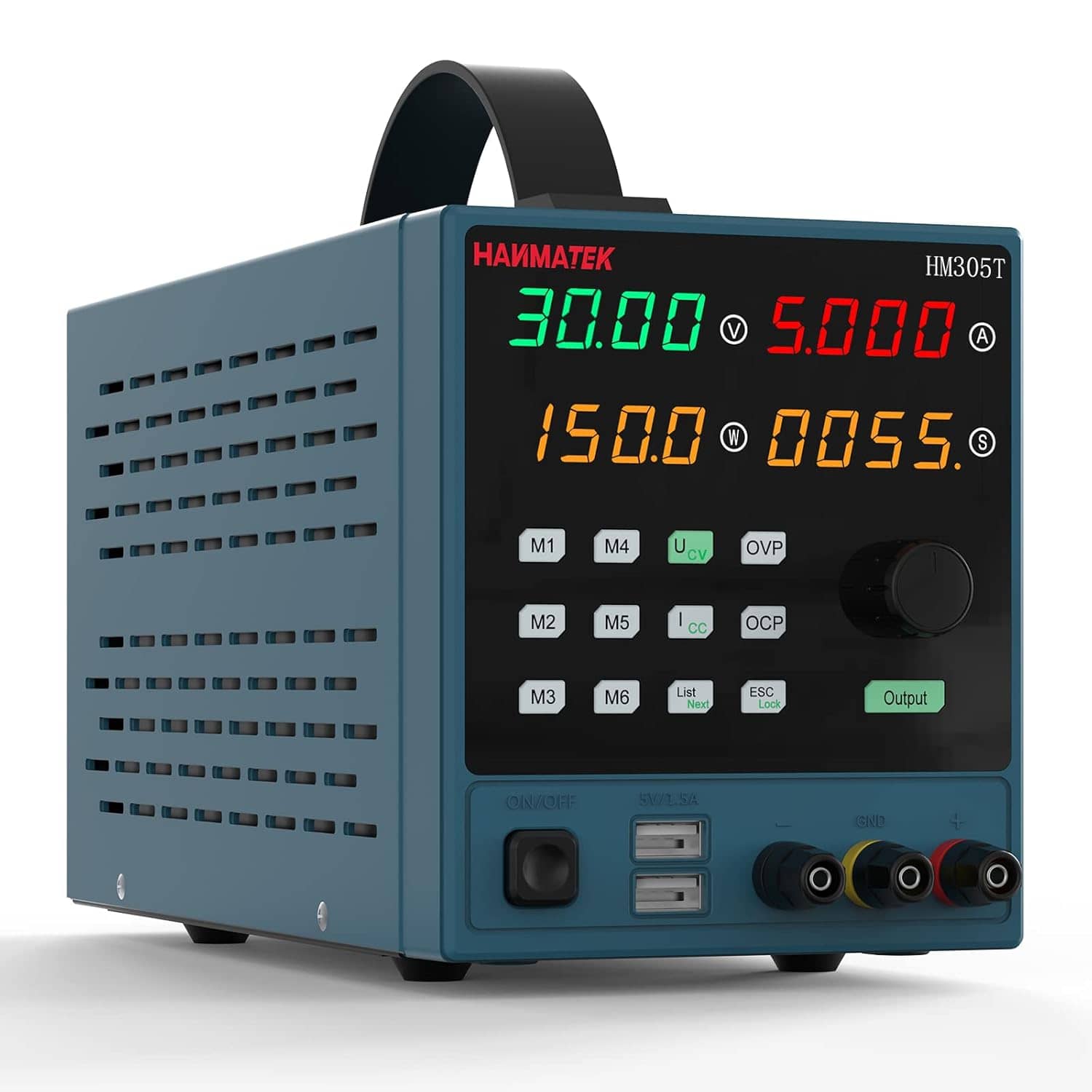 Hanmatek HM305T Alimentatore da Banco 30V 5A Regolabile