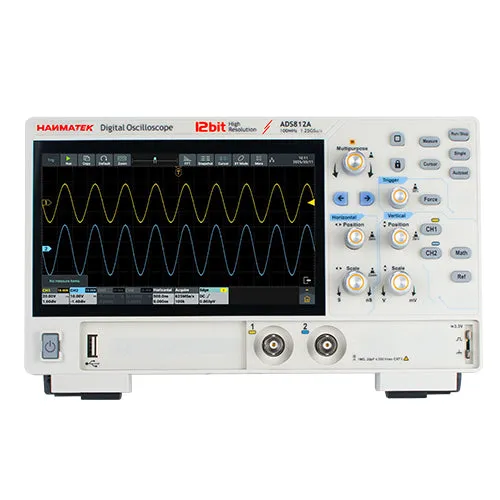 Hanmatek ADS812A oscilloscopio digitale 100MHz 2 canali
