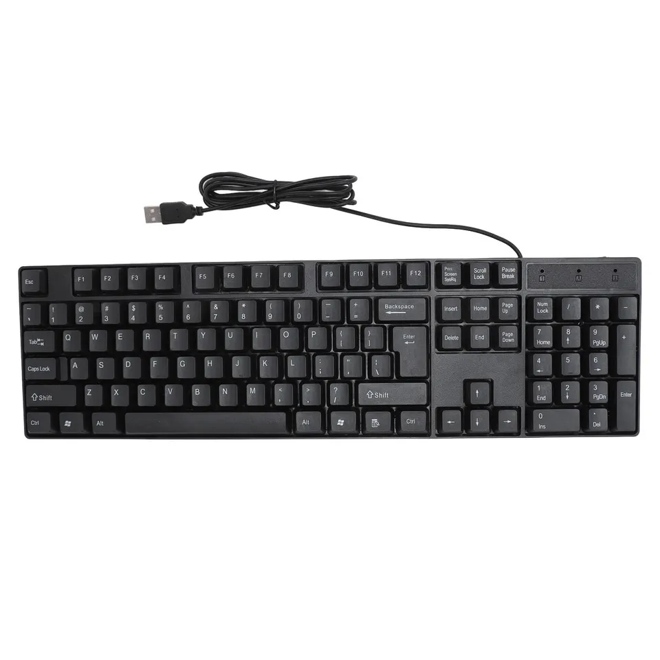 TICFOX K1800 Tastiera USB 104 Tasti Layout Inglese