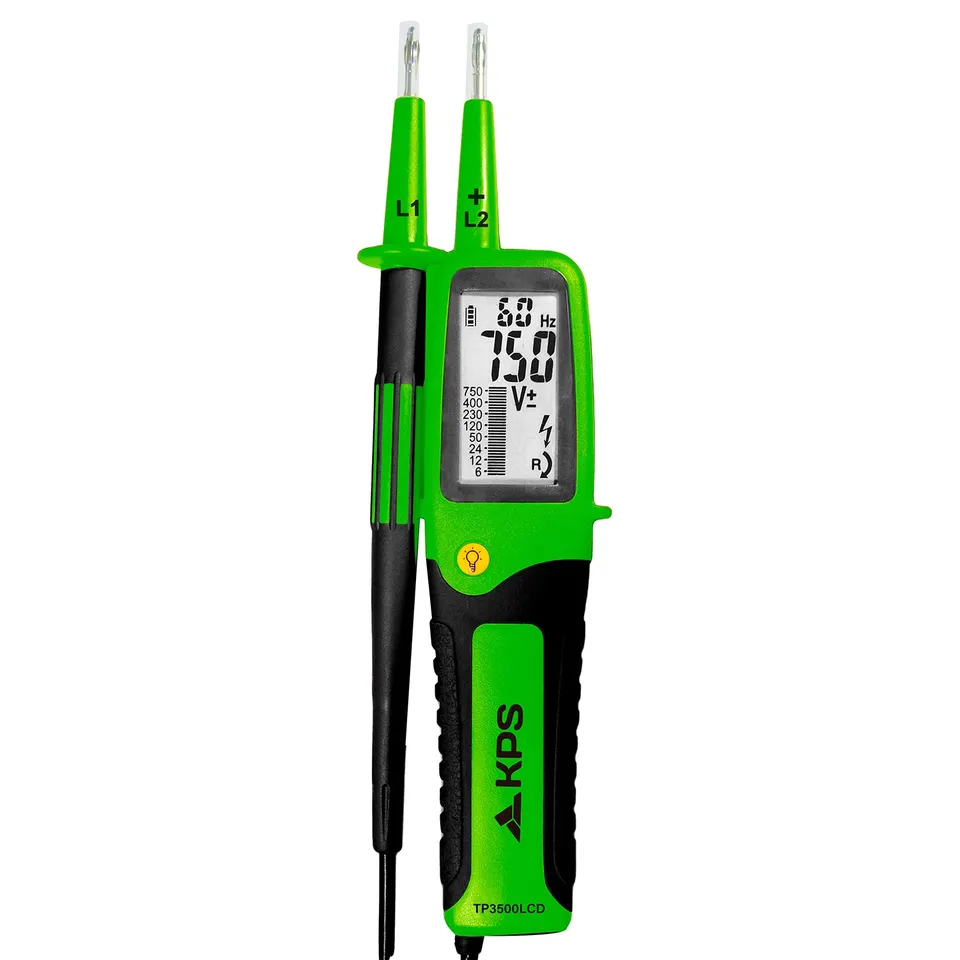 KPS TP3500LCD tester tensione 2 poli 750V TRMS