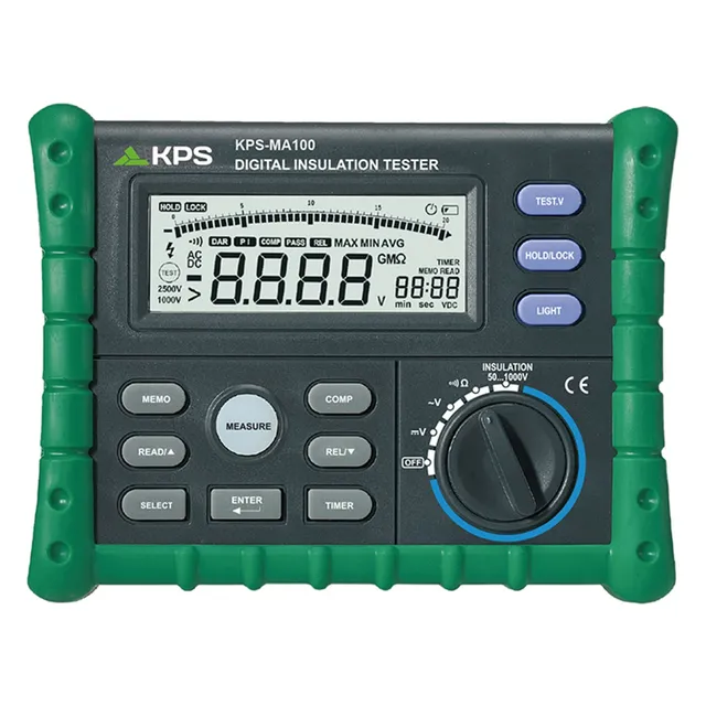 KPS MA100 tester isolamento 1000V DAR/PI CAT III
