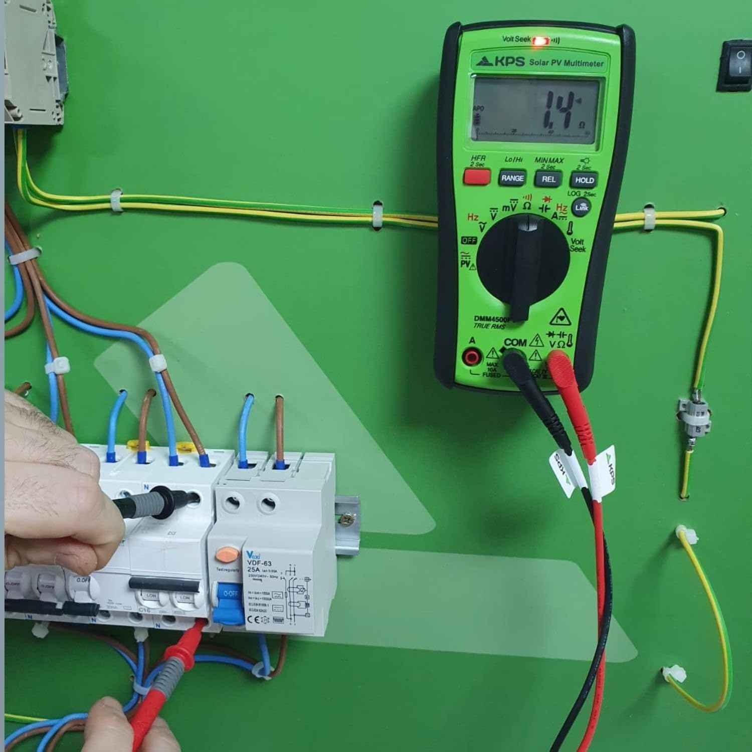 KPS DMM4500PV multimetro TRMS 2000V DC fotovoltaico