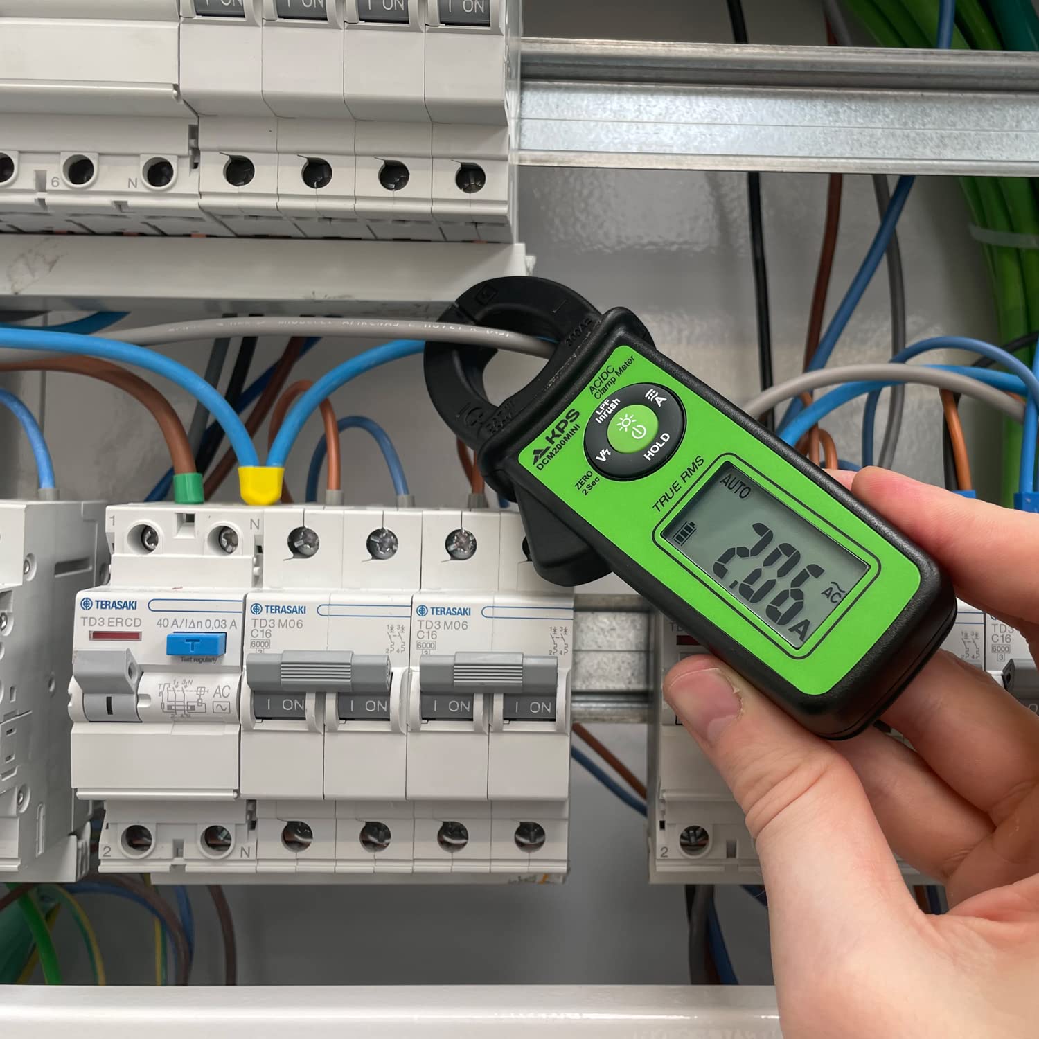 KPS DCM200MINI Pinza Amperometrica TRMS 300A AC/DC Mini
