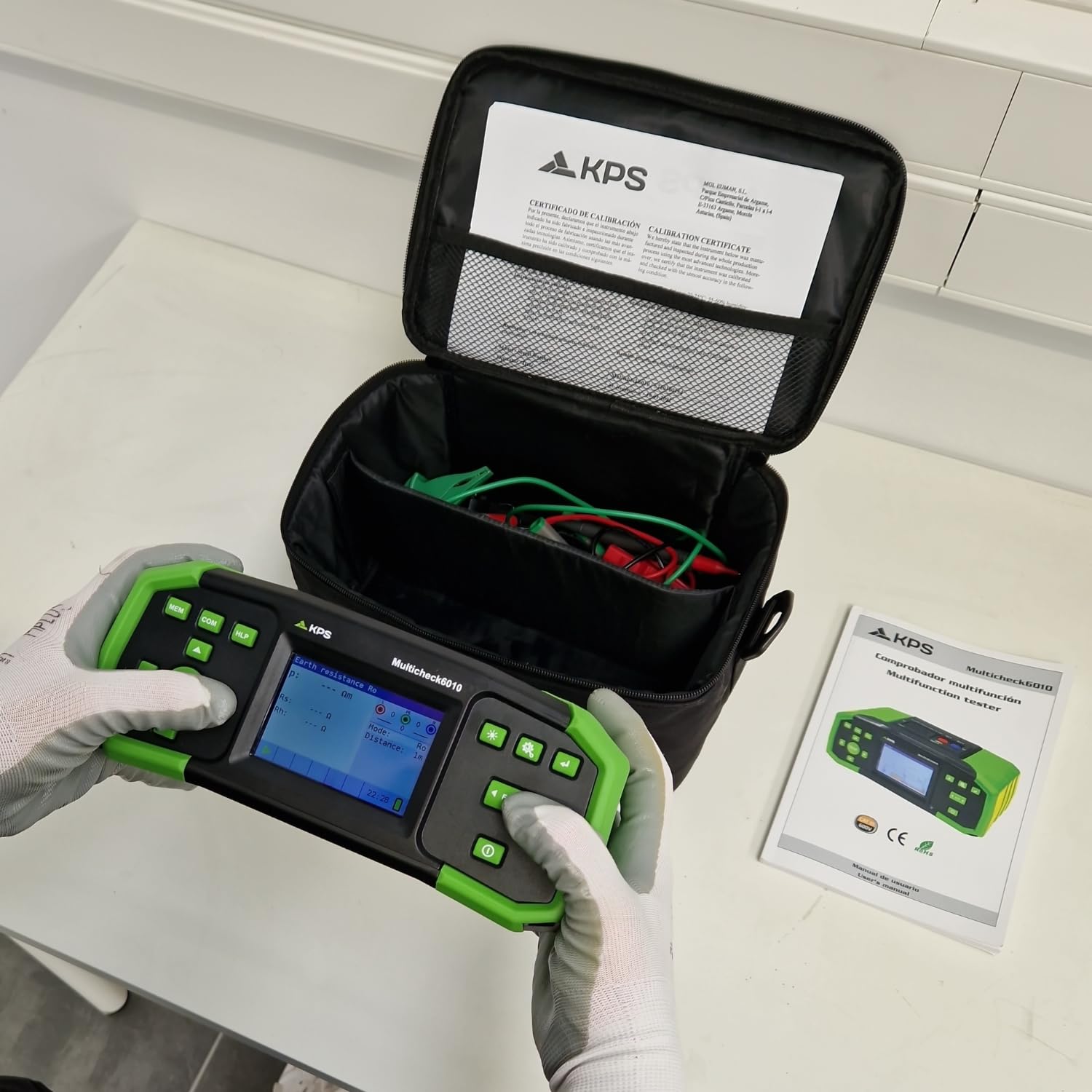 KPS MULTICHECK6010 Tester Multifunzione TRMS RCD Isolamento