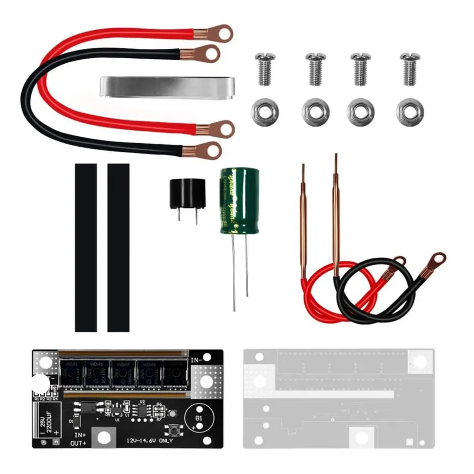 Ticfox Saldatore a Punti 12V Portatile Batterie 18650 DIY