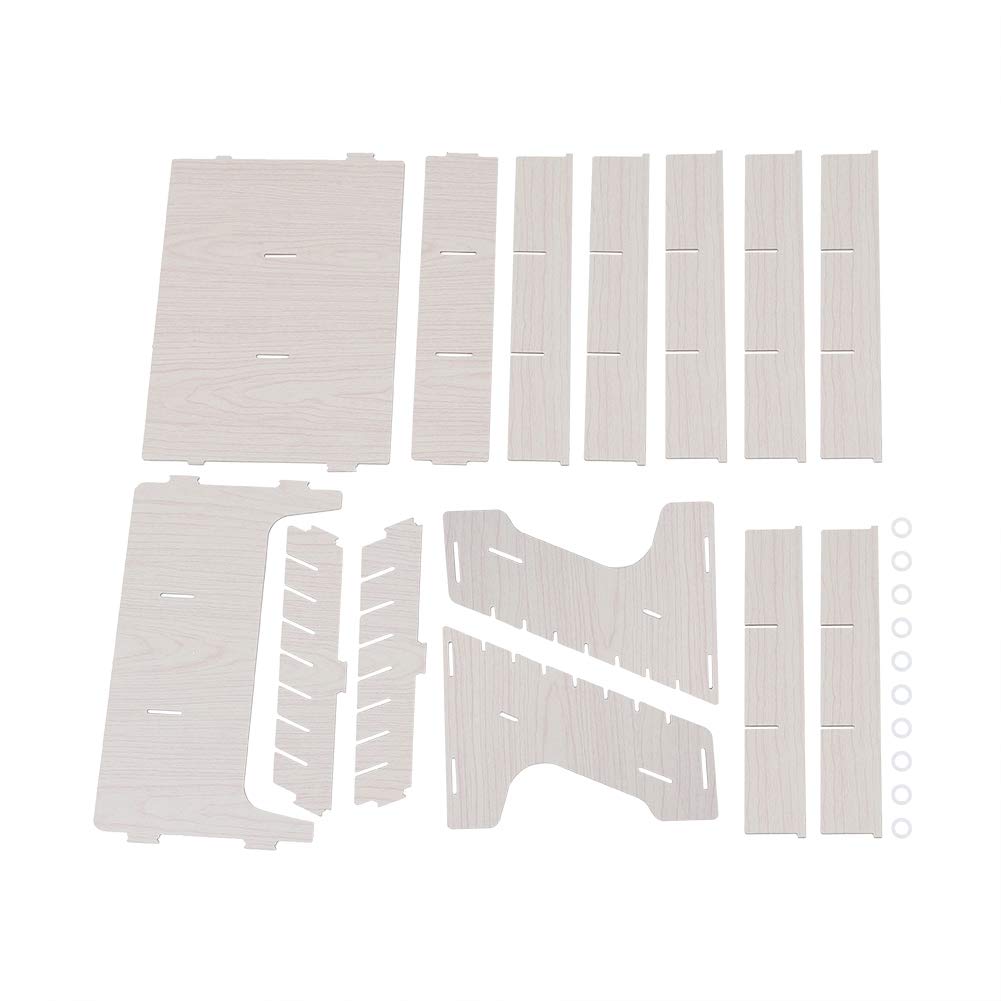 TICFOX Organizer da Scrivania in Legno 24 Scomparti Beige