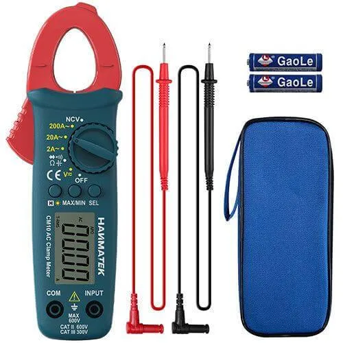 Hanmatek CM10 Pinza Amperometrica AC/DC Autorange
