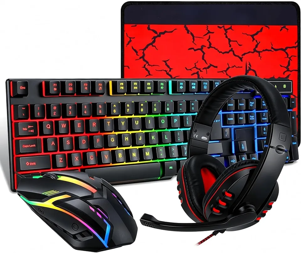 Ticfox T-Wolf TF800 kit gaming 4in1 retroilluminato
