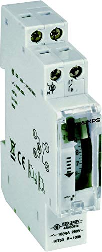 KPS IH-DIN1CR15 interruttore orario giornaliero 1 modulo