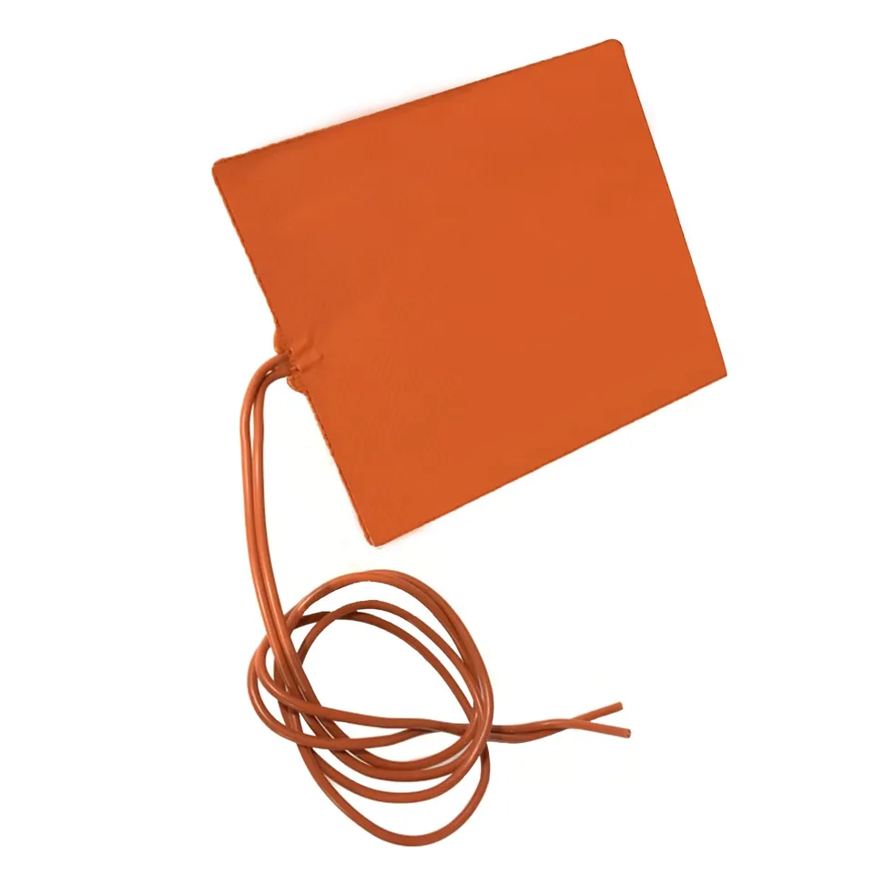 TICFOX Piastra Riscaldante Silicone 100x120mm 12V 12W 60°C