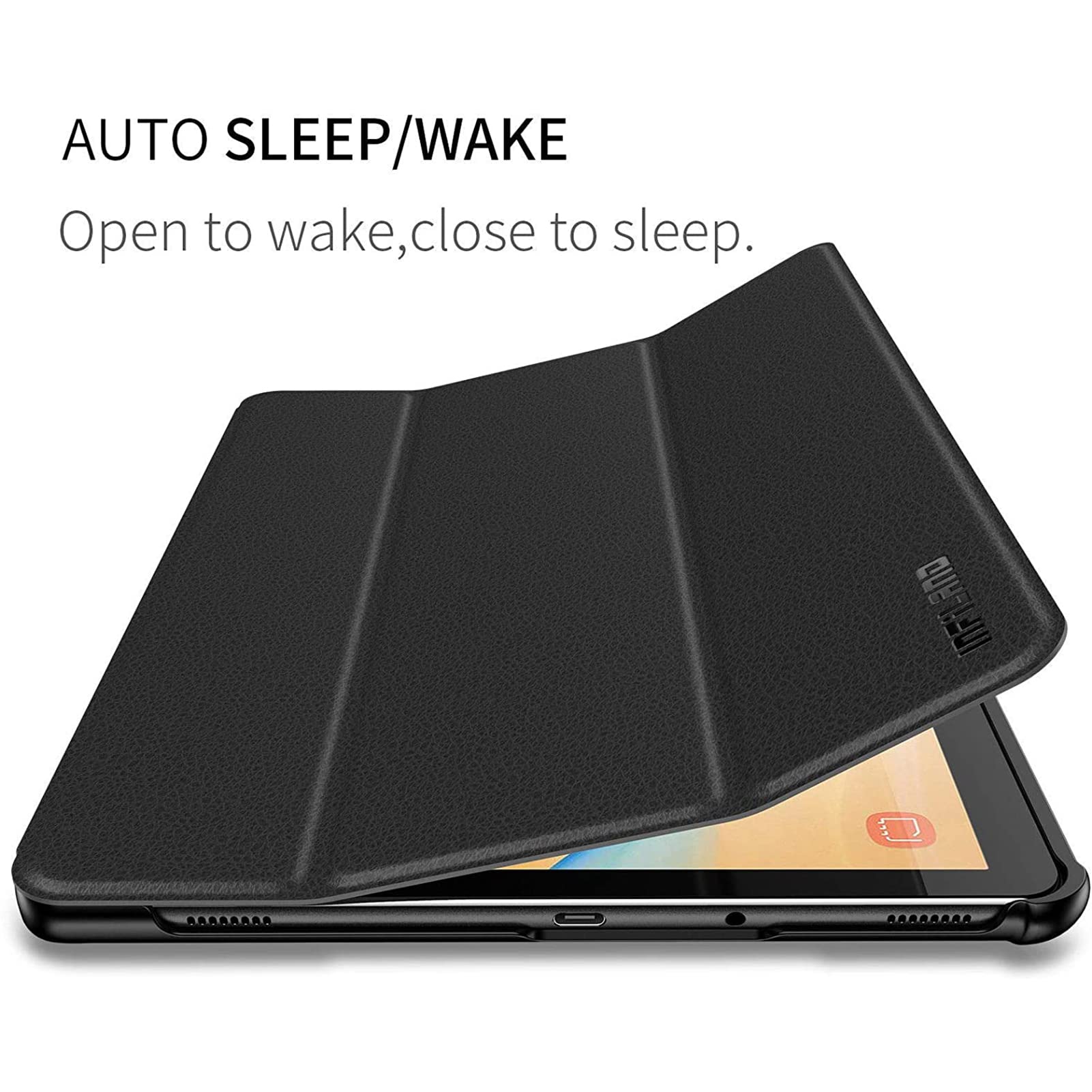 TICFOX Custodia Tablet Galaxy Tab S4 10,5 Nero Antiurto