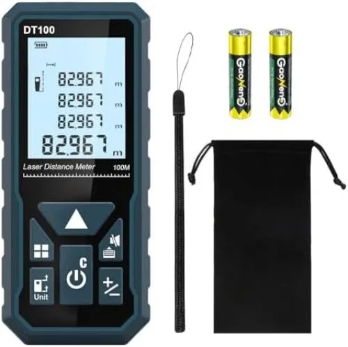 Hanmatek DT100 telemetro laser 100m alta precisione