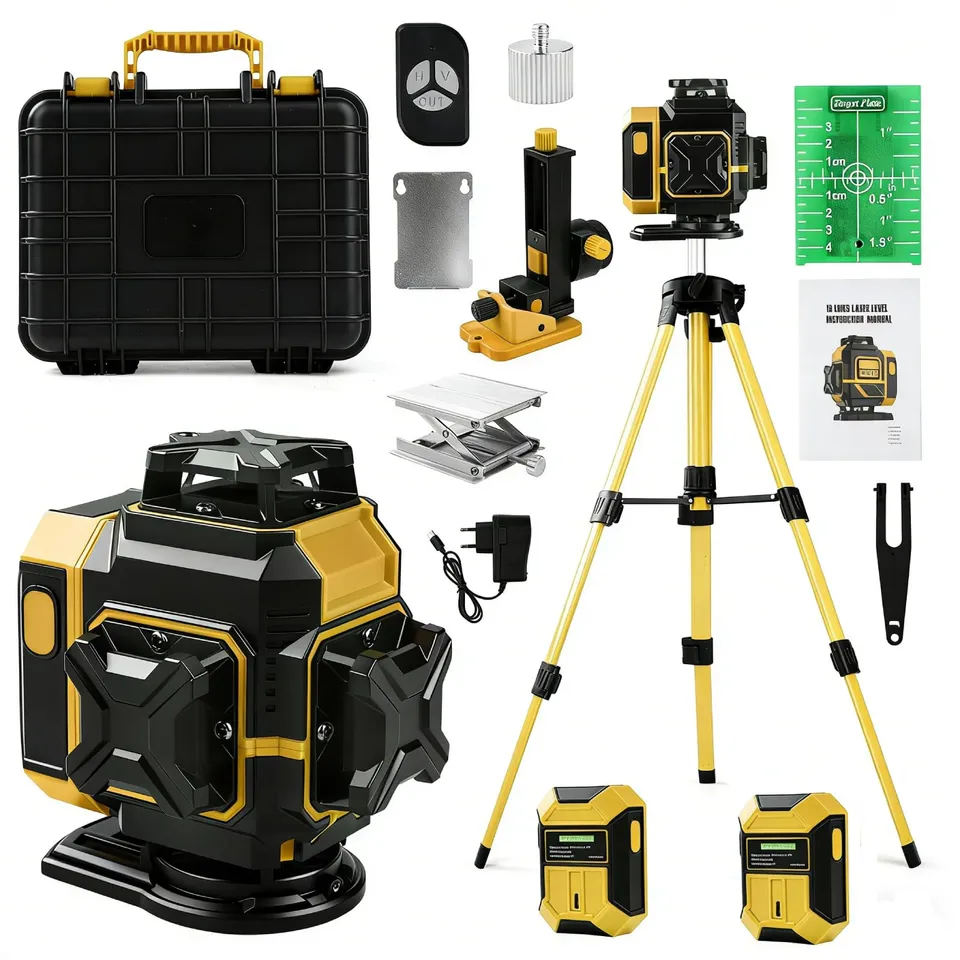 Ticfox Livella Laser 16 Linee Verde con Treppiede 1m
