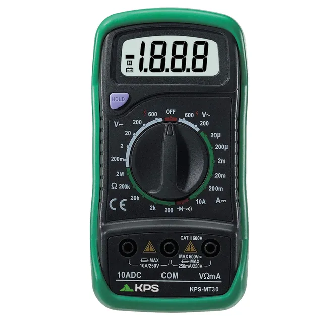 KPS MT30 multimetro digitale 600V 10A 2000 punti