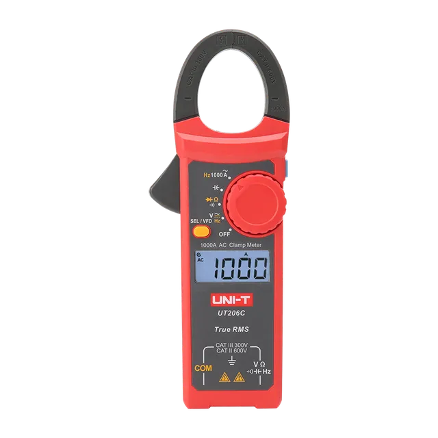 UNI-T UT206C pinza amperometrica 1000A AC tascabile
