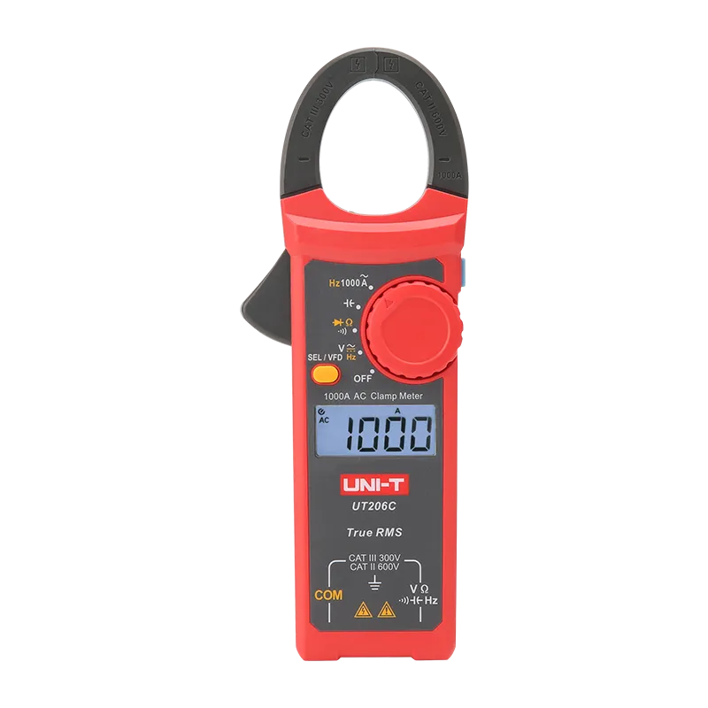 UNI-T UT206C pinza amperometrica 1000A AC tascabile