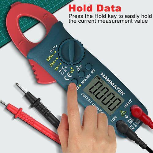 Hanmatek CM10 Pinza Amperometrica AC/DC Autorange