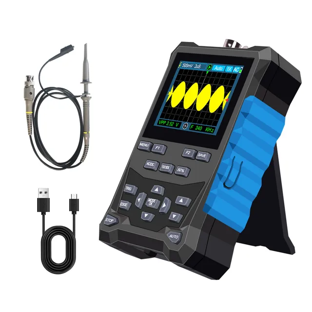 E-One SK120MPro oscilloscopio palmare 2in1 120 MHz DDS