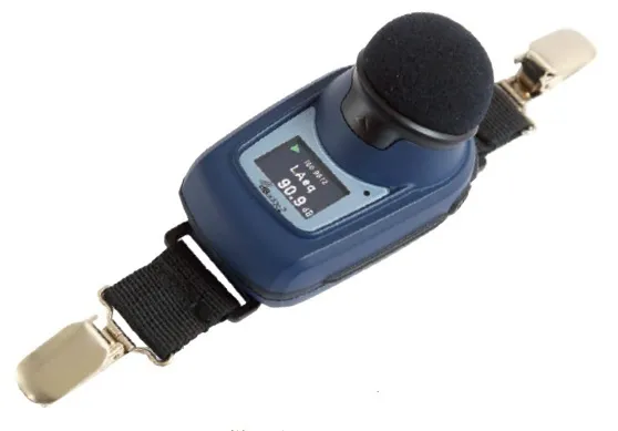 Casella dBadge2 dosimetro rumore Bluetooth IP65