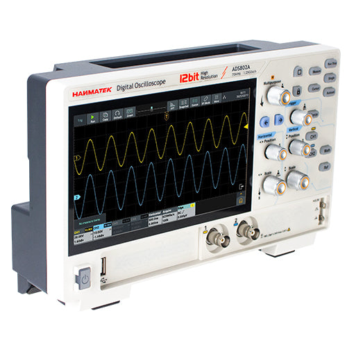Hanmatek ADS802A oscilloscopio da banco 70 MHz 2 canali