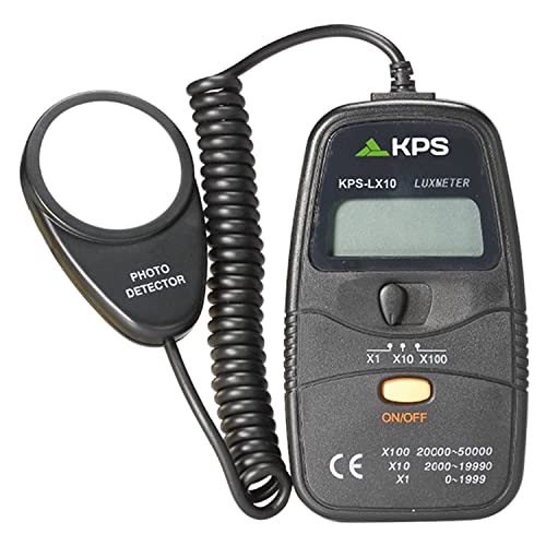 KPS LX10 Luxmetro Digitale Portatile 50000 Lx LED