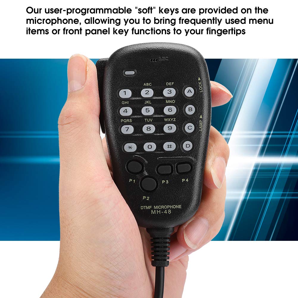 TICFOX MH48 Microfono Palmare DTMF 6PIN Retroilluminato