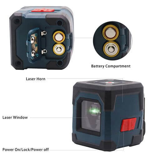 Hanmatek LV1G Livello Laser Verde a Croce