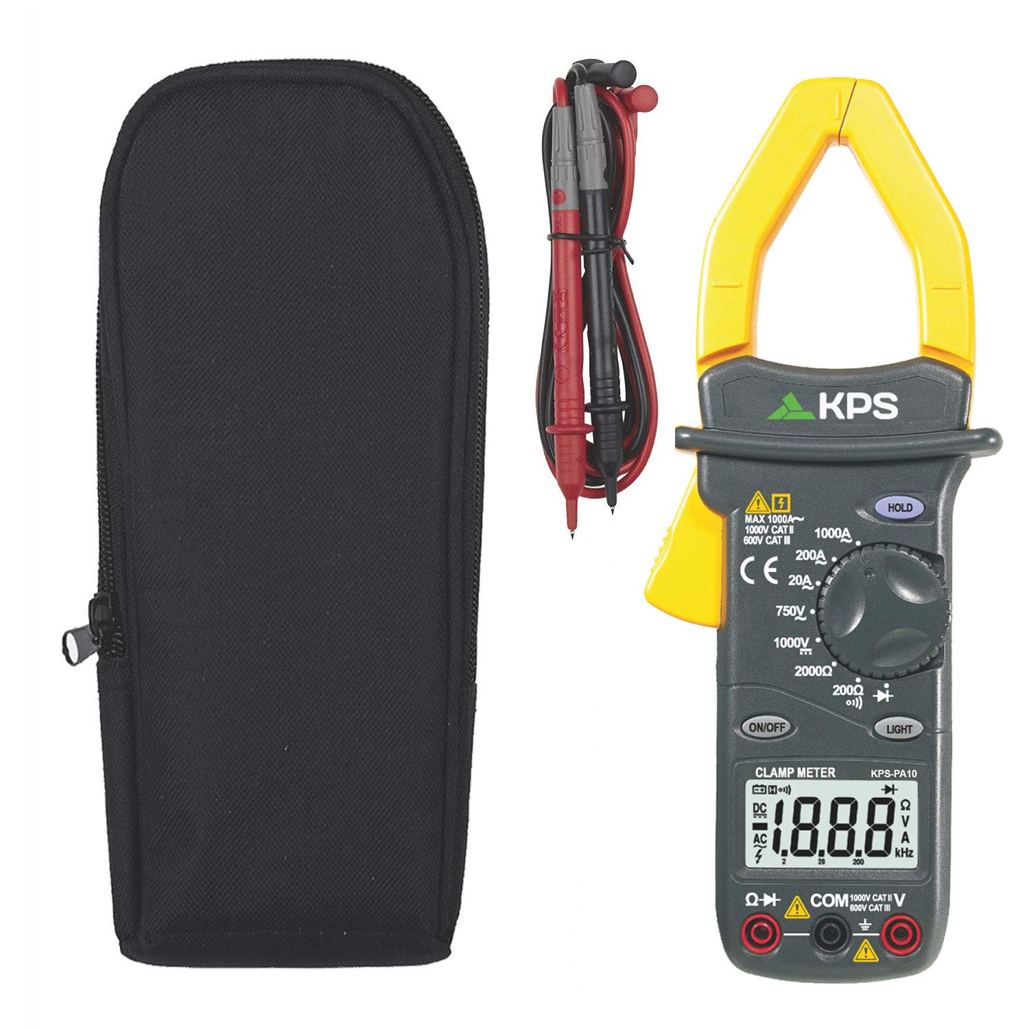 KPS PA10 pinza amperometrica digitale 1000A 42mm