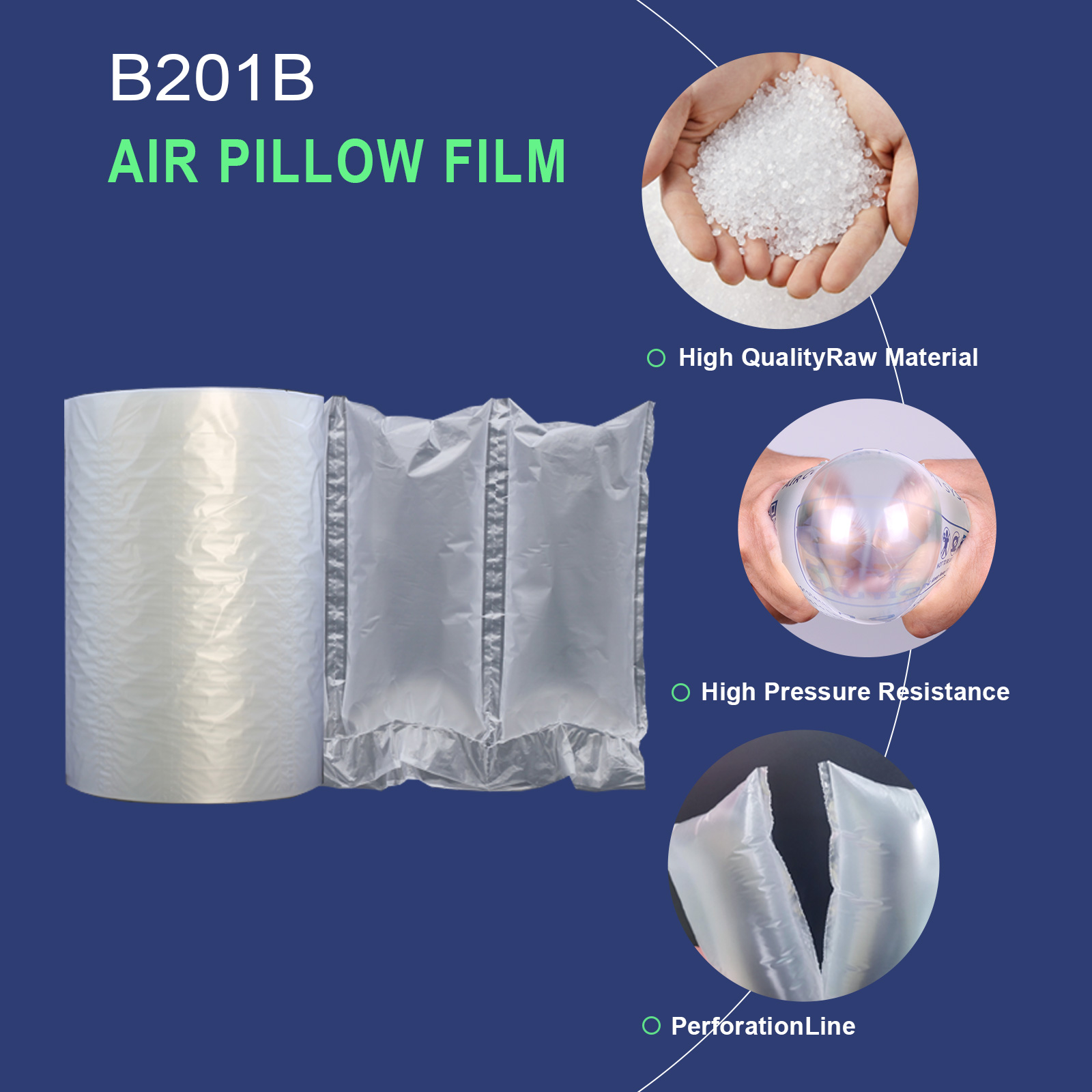 E-One EA201B film cuscino aria 2 rotoli 3000pz protettivo