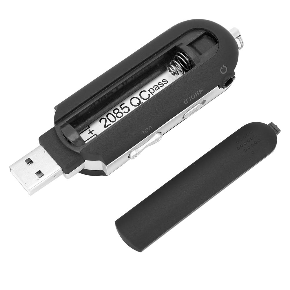 Ticfox Lettore Mp3 Mini Usb Nero Radio FM 32GB