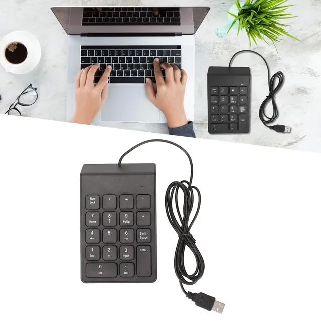 Ticfox tastierino numerico USB 18 tasti silenzioso 1 pezzo