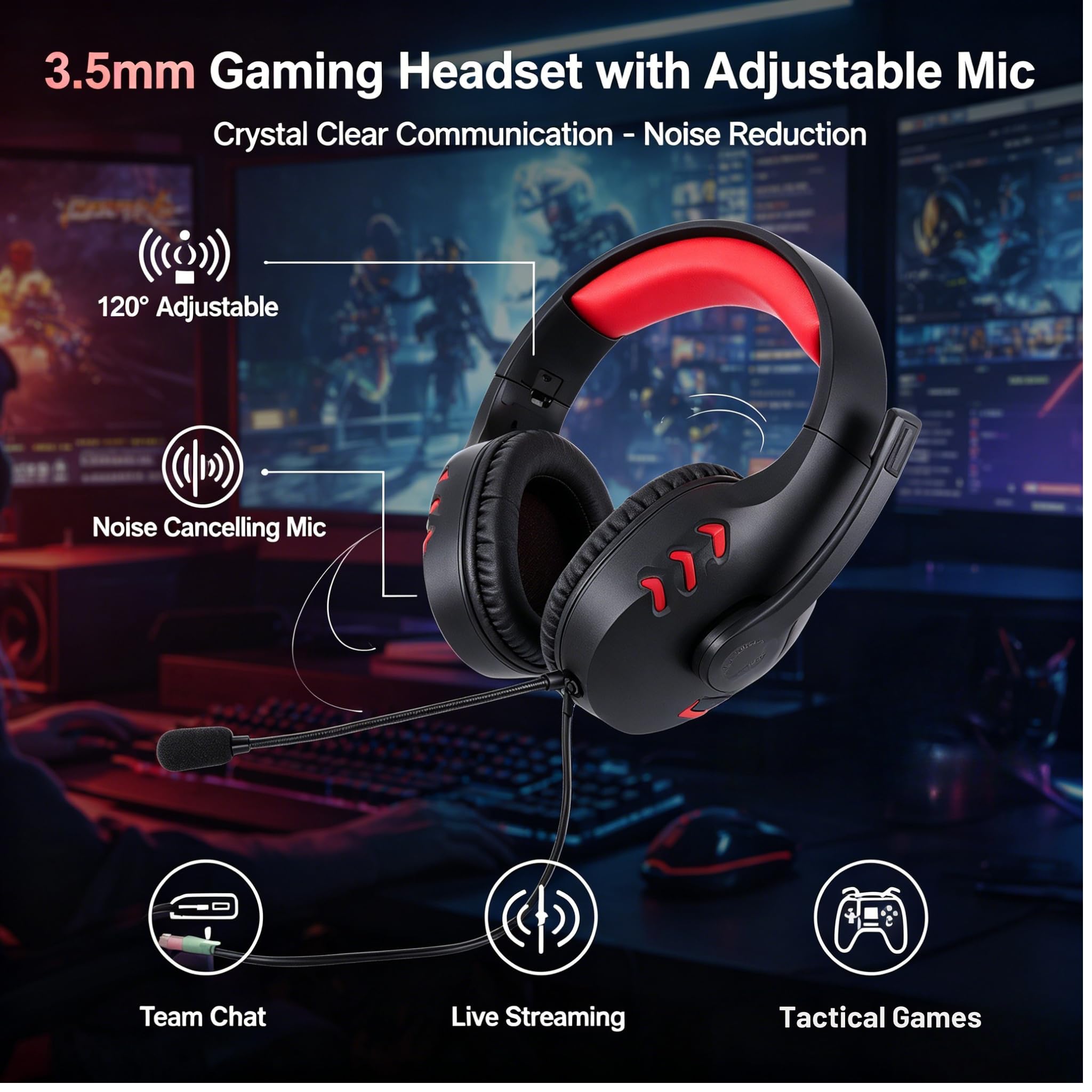 Ticfox T-Wolf TF800 kit gaming 4in1 retroilluminato