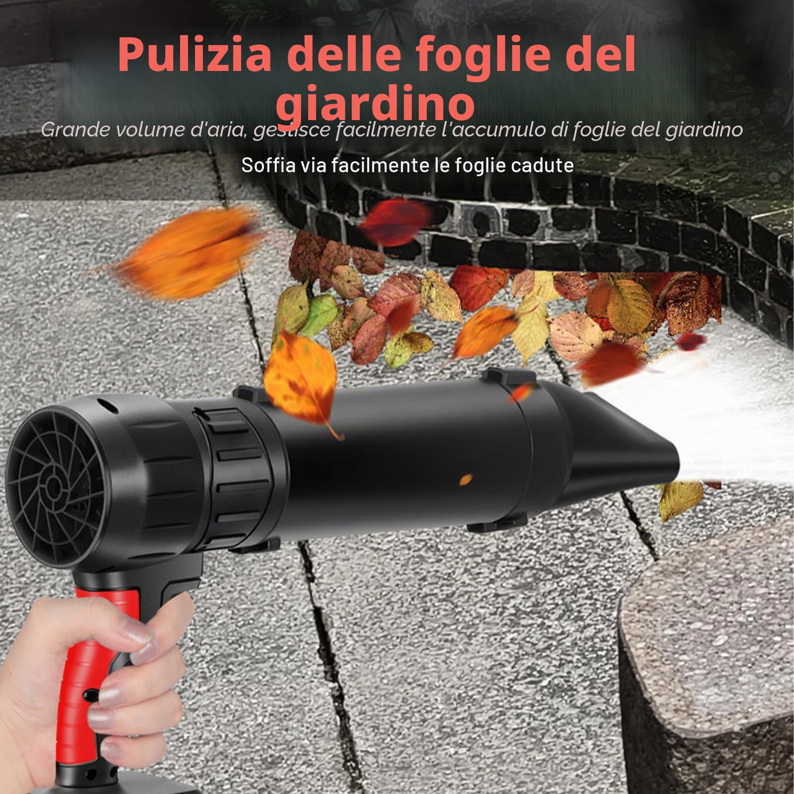TICFOX Turbo Jet Soffiatore Aria Batteria 35000 Giri/min