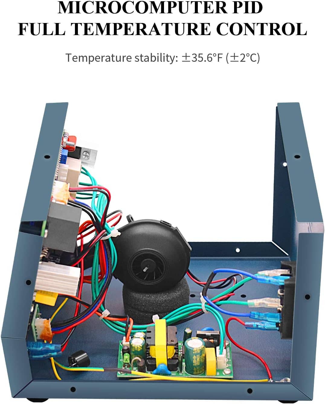 Hanmatek RS2 Stazione Saldante ad Aria 100-400°C con Ugelli